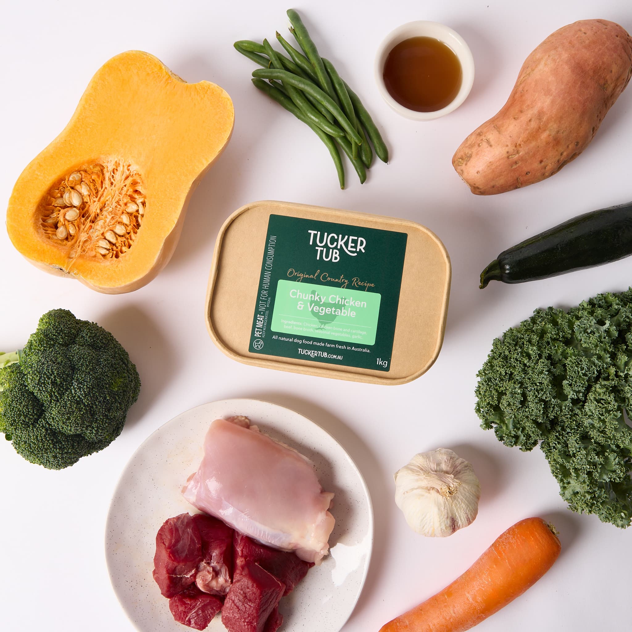 Tucker Tub Chunky Chicken & Vegetable Dog Food