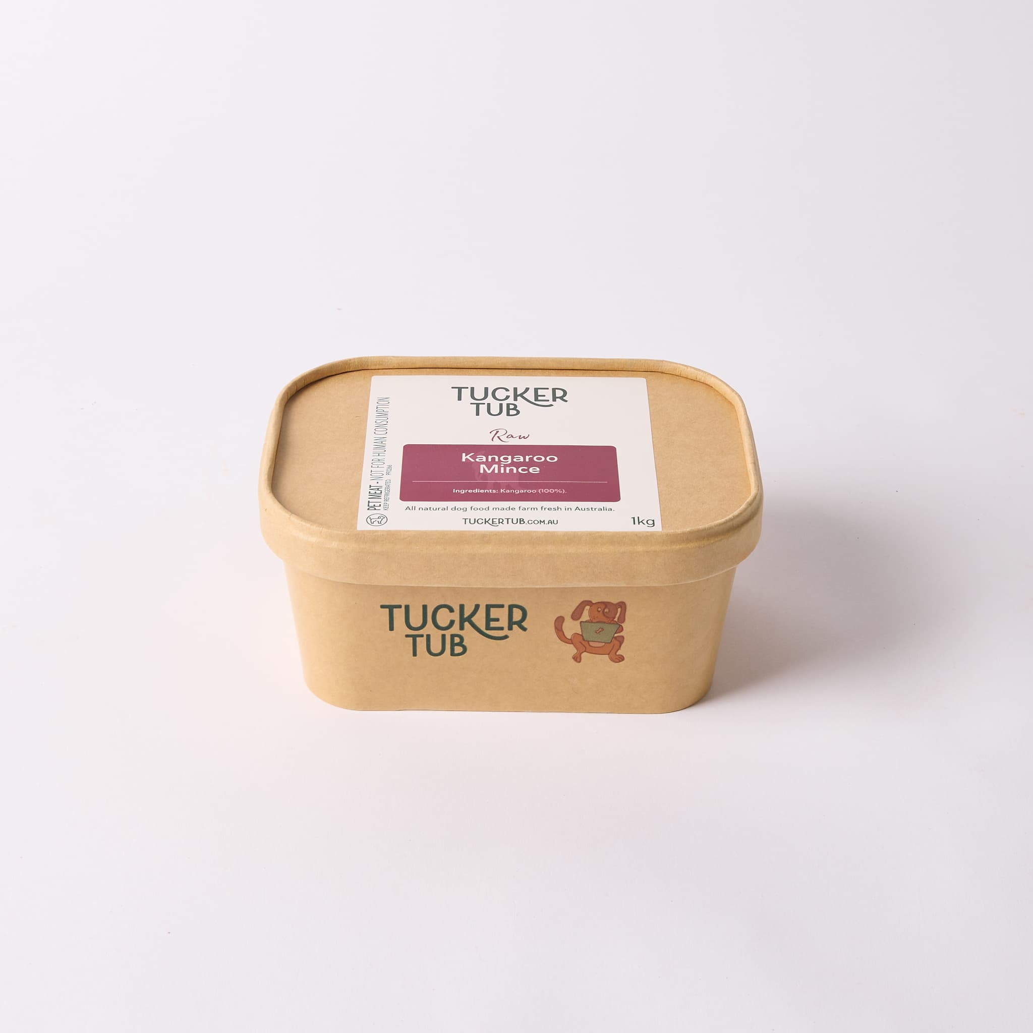Tucker Tub Raw Kangaroo Mince Dog Food