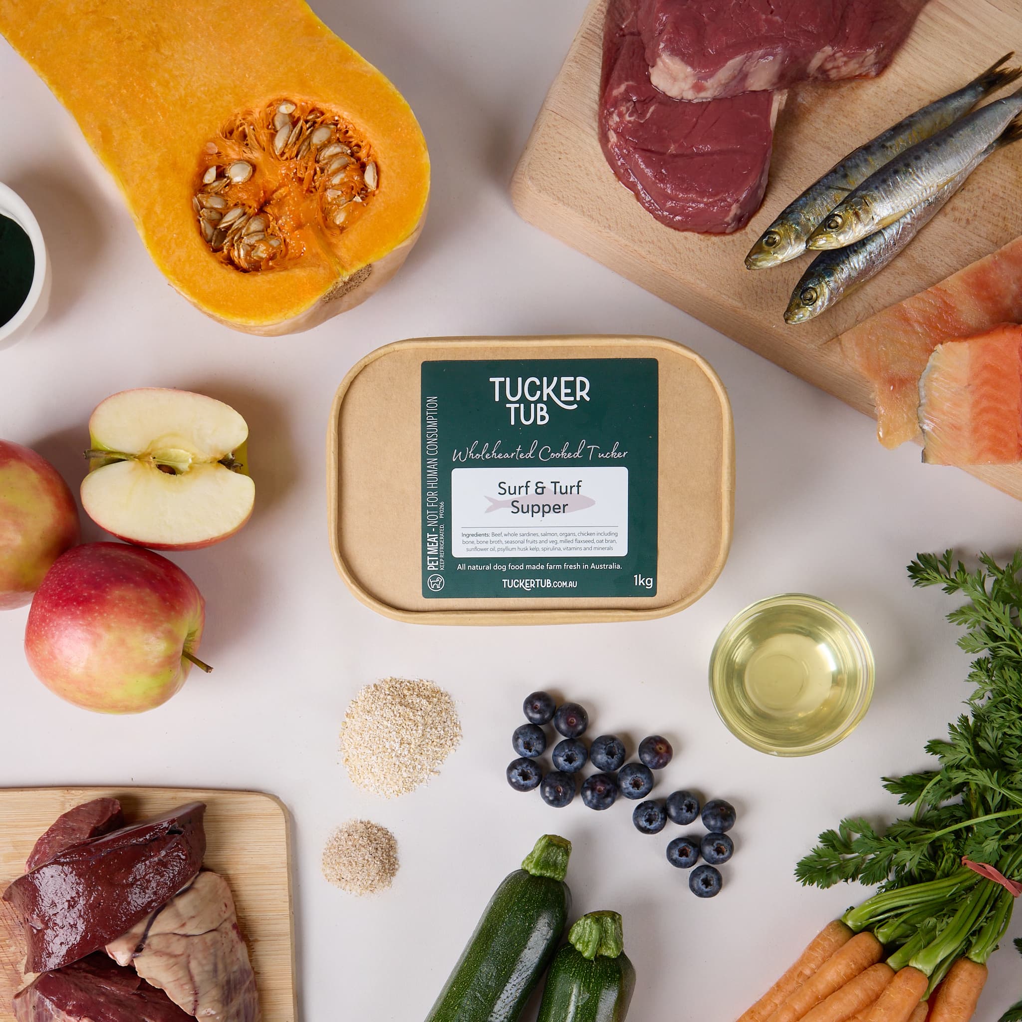 Tucker Tub Surf & Turf Supper Dog Food